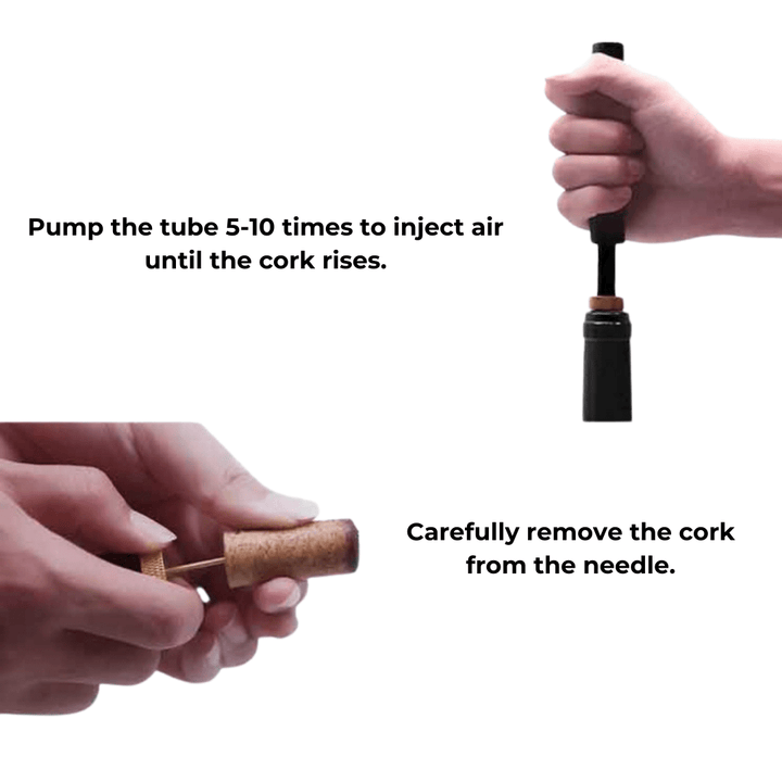 BrewLift Electric Wine Opener | Air Pressure, Stainless Steel 4