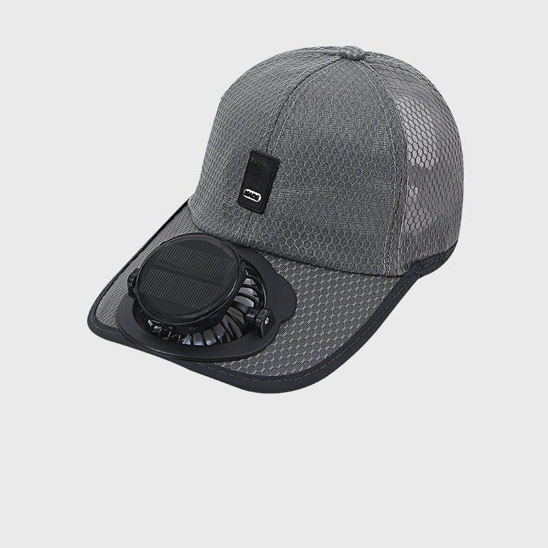 Brightair Solar Fan Baseball Cap Upf50 Brim Product Image 01