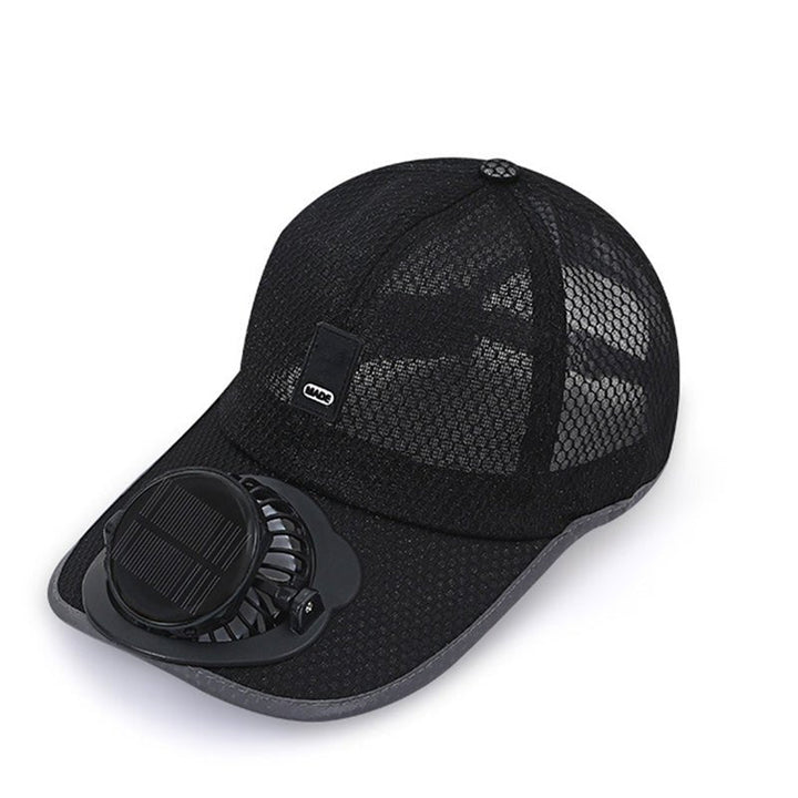 Brightair Solar Fan Baseball Cap Upf50 Brim Product Image 02