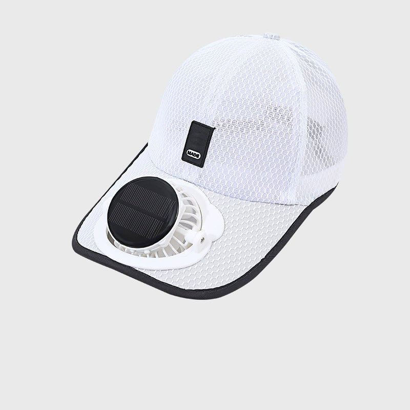 Brightair Solar Fan Baseball Cap Upf50 Brim Product Image 10