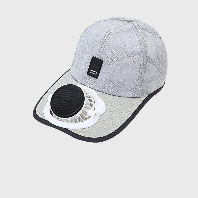 Brightair Solar Fan Baseball Cap Upf50 Brim Product Image 11
