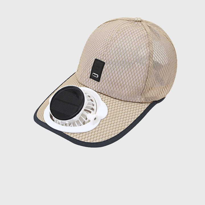 Brightair Solar Fan Baseball Cap Upf50 Brim Product Image 12