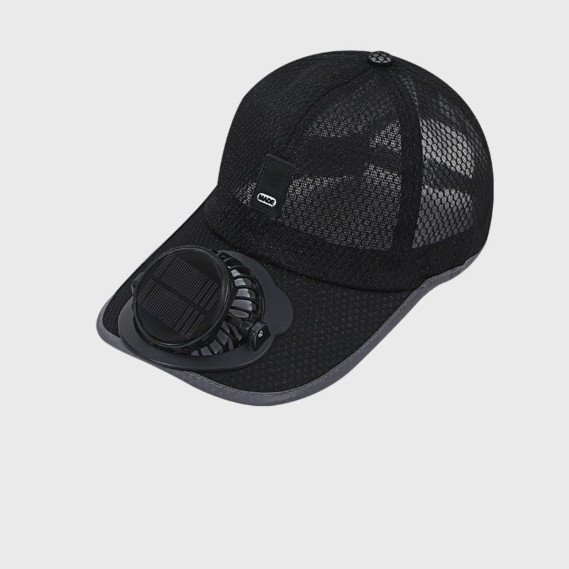 Brightair Solar Fan Baseball Cap Upf50 Brim Product Image 14