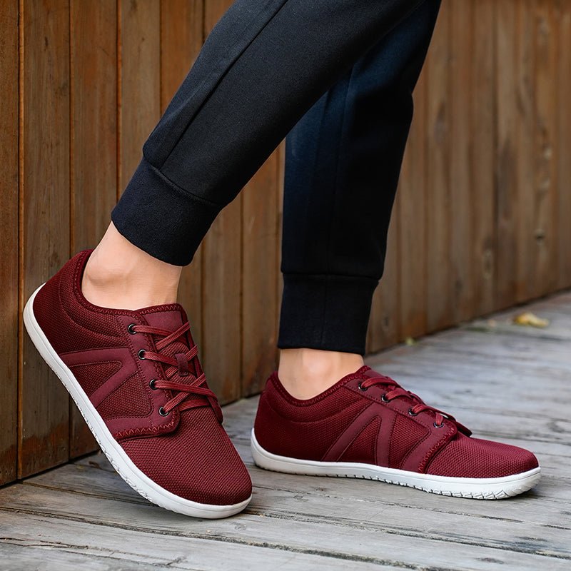 Bronoir Streets™ — Sleek Barefoot Freedom Daily (Red Women 5 - 5.5 | Men 4.5 | EU 36) - | Zavonix