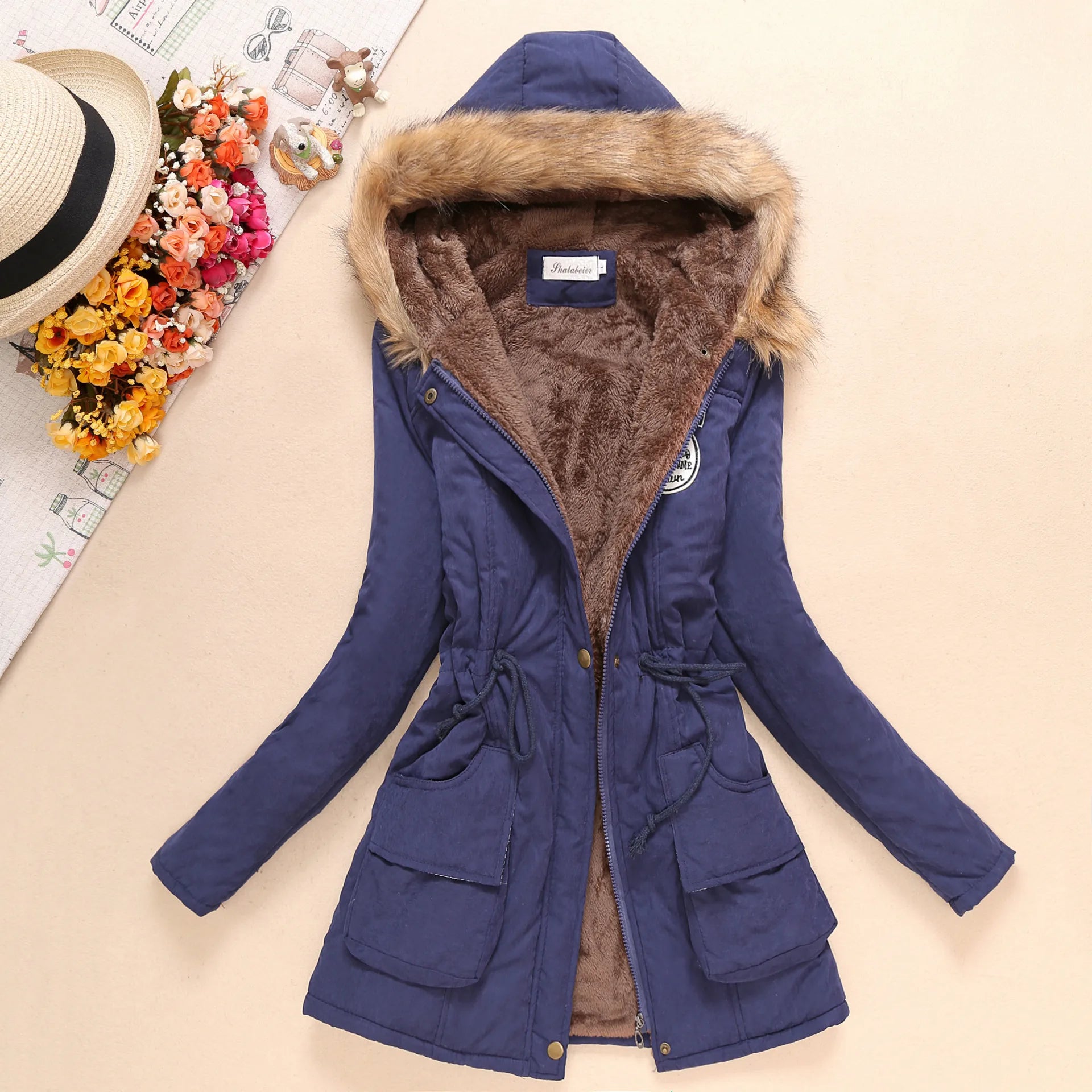 "Burning Summer" Winter Coat (Pink S) - Jacket | Zavonix