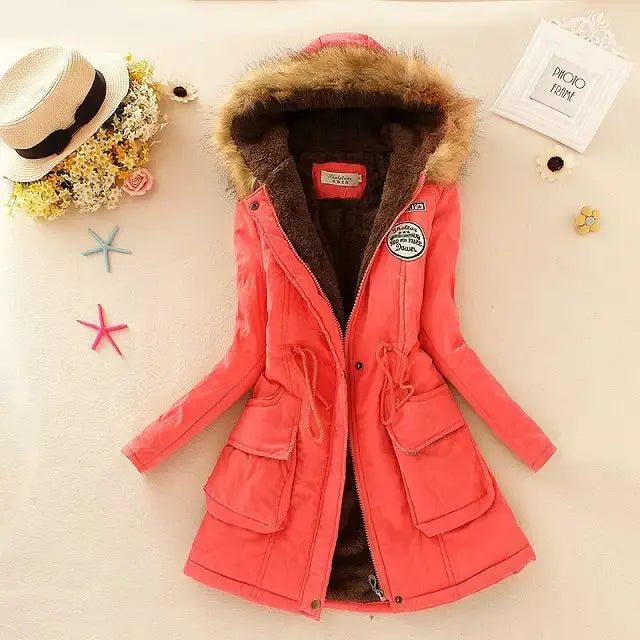 "Burning Summer" Winter Coat (Red S) - Jacket | Zavonix