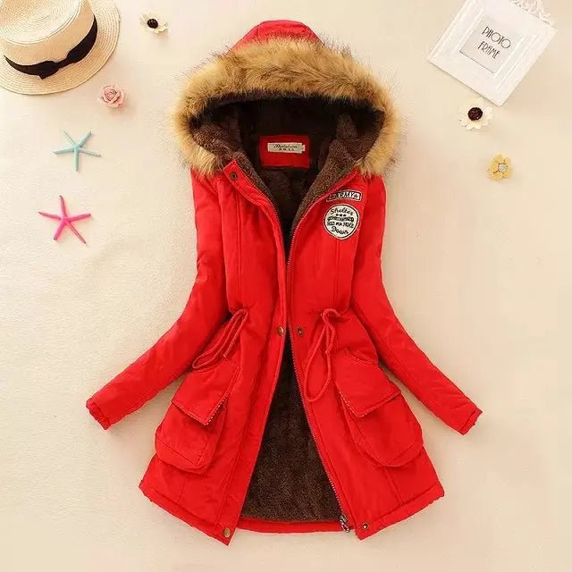 "Burning Summer" Winter Coat (Red S) - Jacket | Zavonix