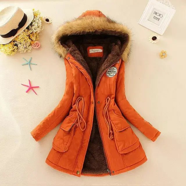"Burning Summer" Winter Coat (Red S) - Jacket | Zavonix