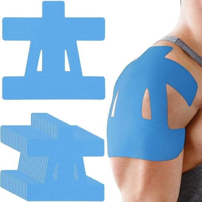 🔥!!BUY MORE SAVE MORE - SportPro Shoulder Tape for Shoulder Pain Relief (Blue 20 PCS (SAVE 10%OFF & FREE SHIPPING)) - | Zavonix