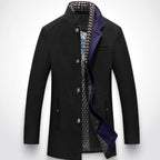 Veste en laine pour homme Maverick | Mélange de textures élégant