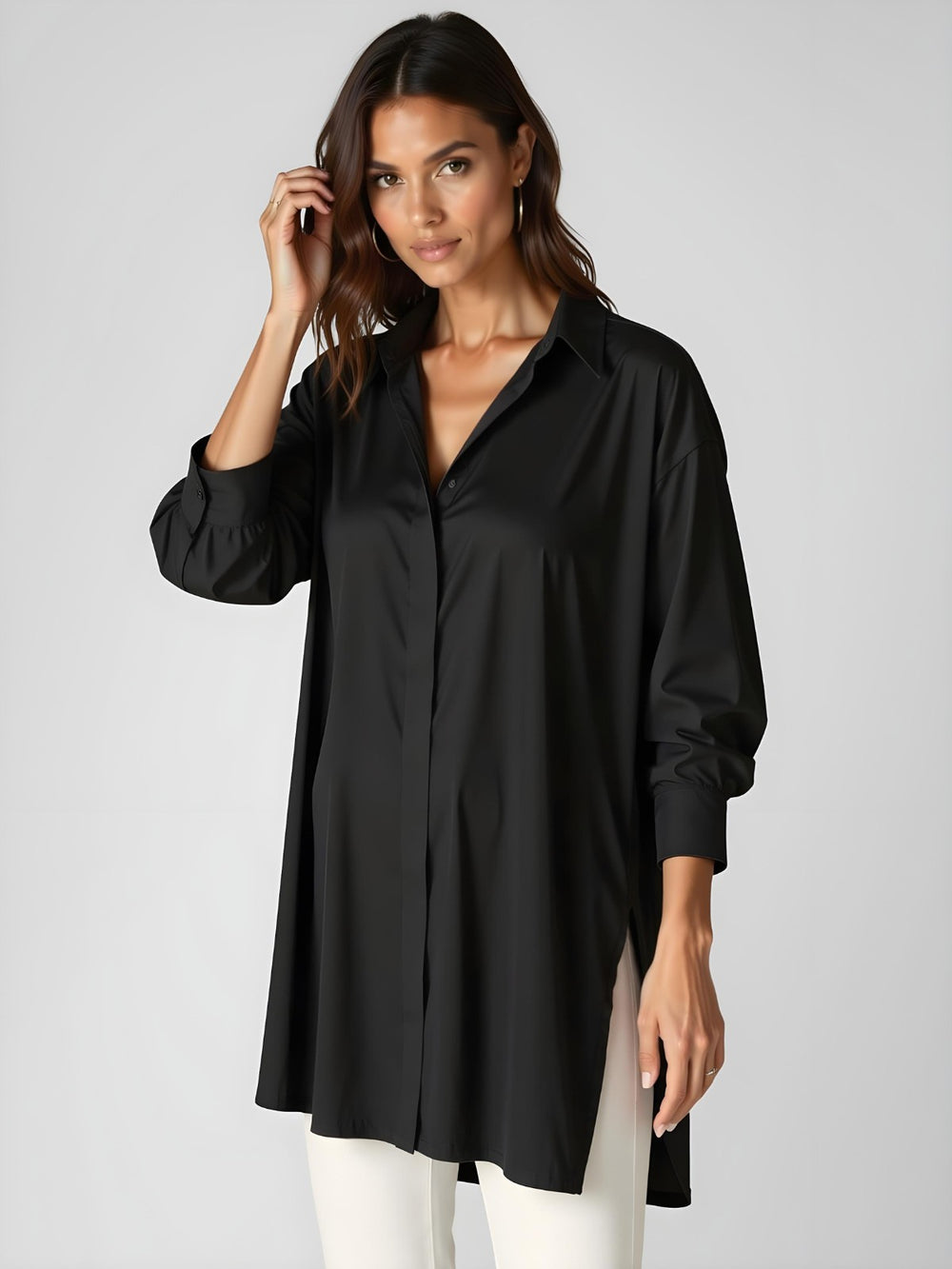 Celia Women's Blouse | Relaxed Fit, Button-Down, Lightweight Fabric