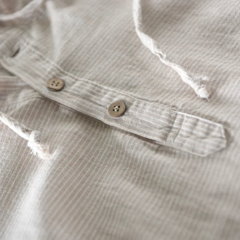 Lightweight Linen Hoodie with Breathable Soft Fabric for Spring Comfort
