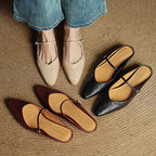Bella Women's Mules | Genuine Leather, Comfortable Design