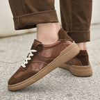 Stevano — Genuine Leather Sneakers with Cushioned Sole