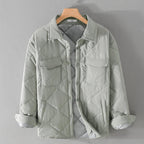 Corven — Quilted Lightweight Insulated Jacket for Cold Weather (Light Green S) - | Zavonix