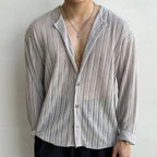 Calden — Lightweight Linen - Cotton Weekend Shirt for Summer Comfort (Brown S) - | Zavonix
