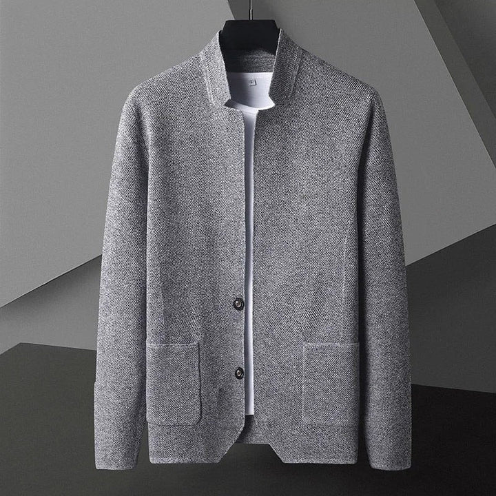Cairndovel Knit Stand-Collar Jacket product image 6