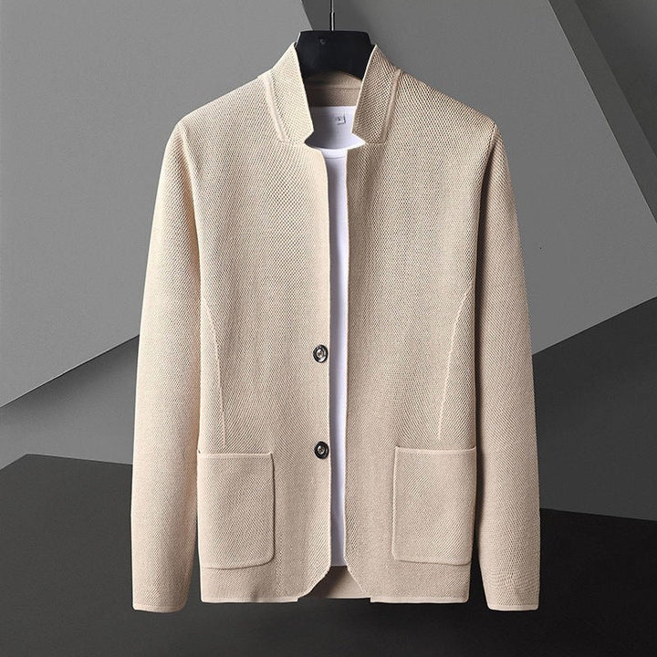 Cairndovel Knit Stand-Collar Jacket product image 7