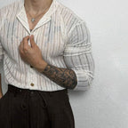 Calden — Lightweight Linen - Cotton Weekend Shirt for Summer Comfort (Brown S) - | Zavonix