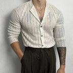 Calden — Lightweight Linen - Cotton Weekend Shirt for Summer Comfort (White S) - | Zavonix