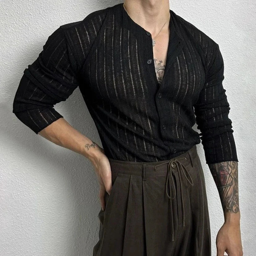Calden — Lightweight Linen - Cotton Weekend Shirt for Summer Comfort (Brown S) - | Zavonix