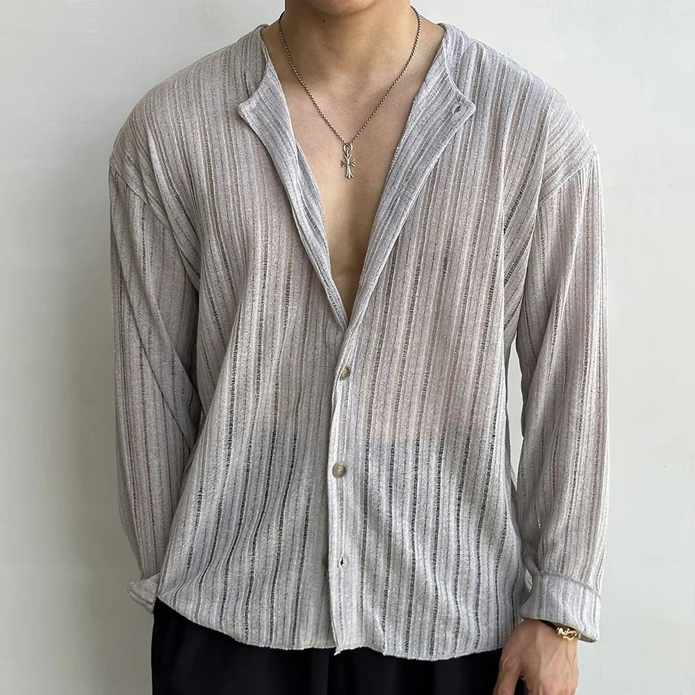 Calden — Lightweight Linen - Cotton Weekend Shirt for Summer Comfort (Brown S) - | Zavonix