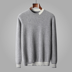 Caldenmer — Men's Merino Wool Sweater with Soft Warmth and Breathability (White S) - | Zavonix