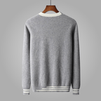 Caldenmer — Men's Merino Wool Sweater with Soft Warmth and Breathability (Gray S) - | Zavonix