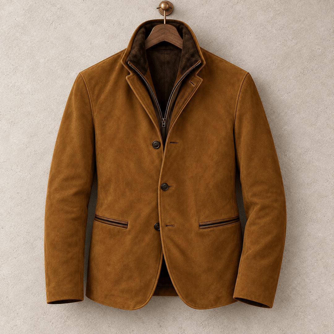 Calder Vintage Jacket in Brown