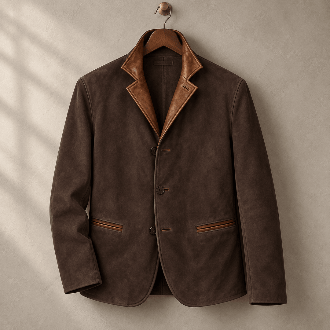 Calder Vintage Jacket in Coffee