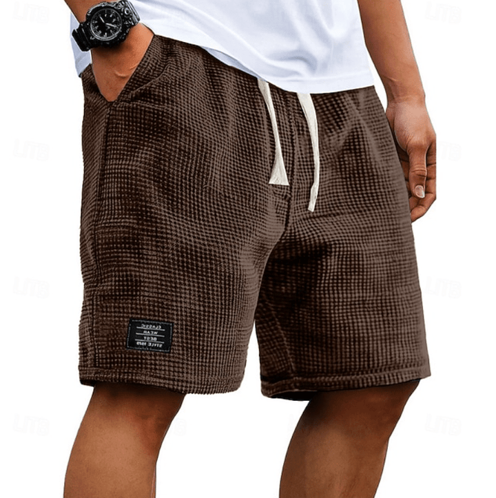 Calder Waffle-Texture Drawstring Shorts product image 7