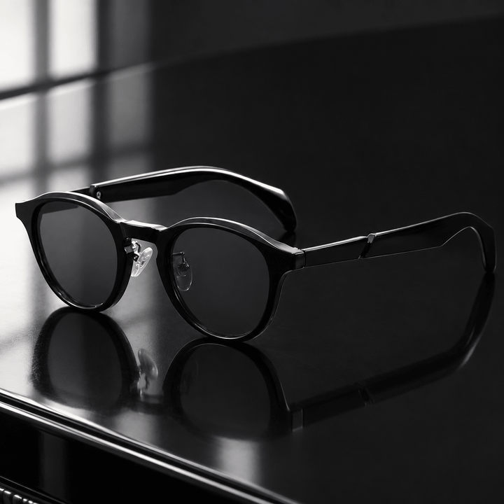 Caldris Round Sunglasses Black image 5