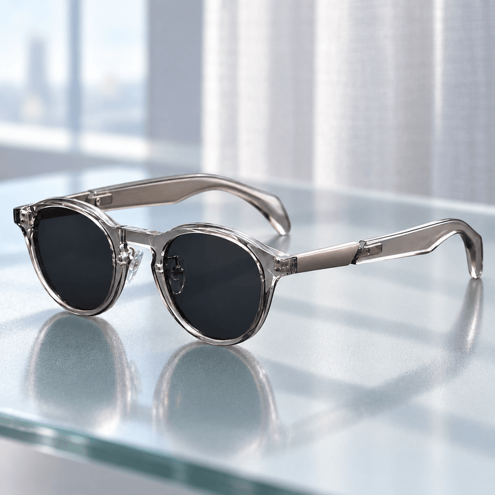Caldris Round Sunglasses Gray image 6