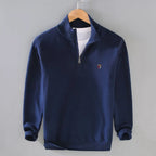 Calenox — Quarter - Zip Knit Sweater for Soft Warmth and Comfort (Light green S) - | Zavonix