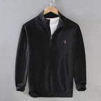Calenox — Quarter - Zip Knit Sweater for Soft Warmth and Comfort (Light green S) - | Zavonix