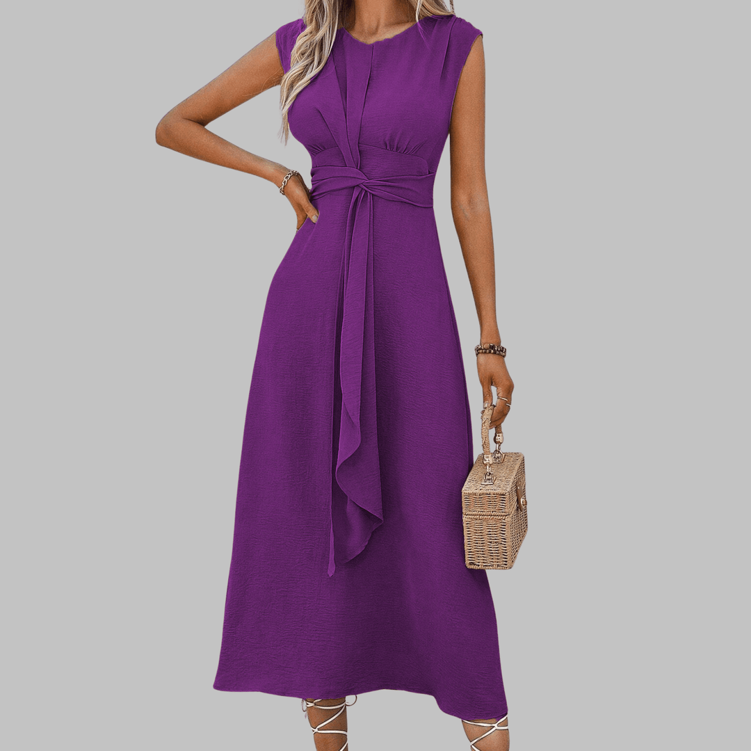 Calista Draped Midi Dress product image 6
