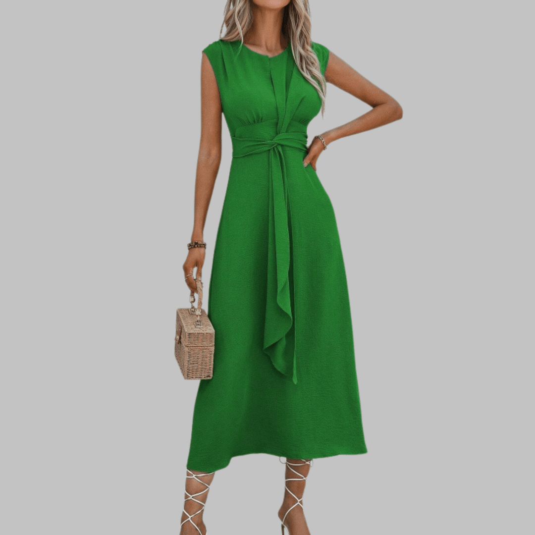 Calista Draped Midi Dress product image 7