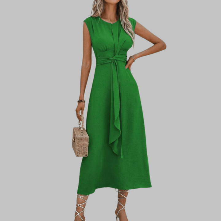 Calista Draped Midi Dress product image 7