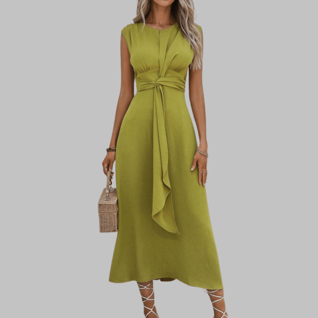 Calista Draped Midi Dress product image 8