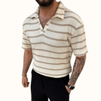 Calveron Polo — Breathable Cotton Shirt with Tailored Fit (Black S) - | Zavonix
