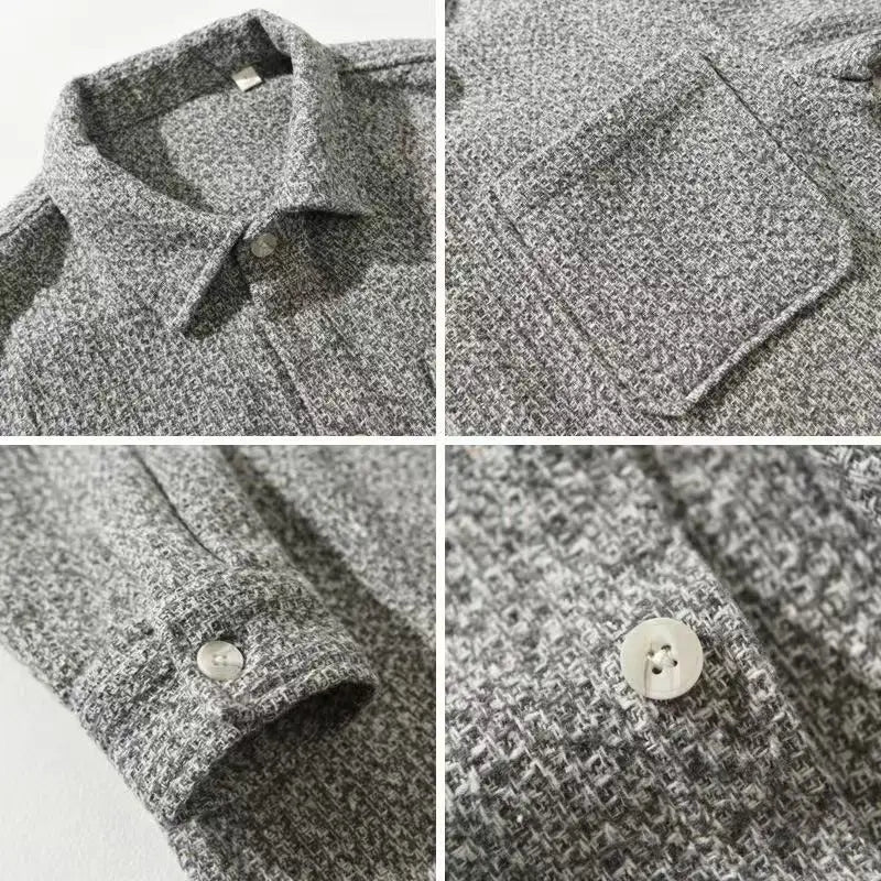 "Camden" Cashmere Blouse Long - Sleeve (Coffe XS) - | Zavonix