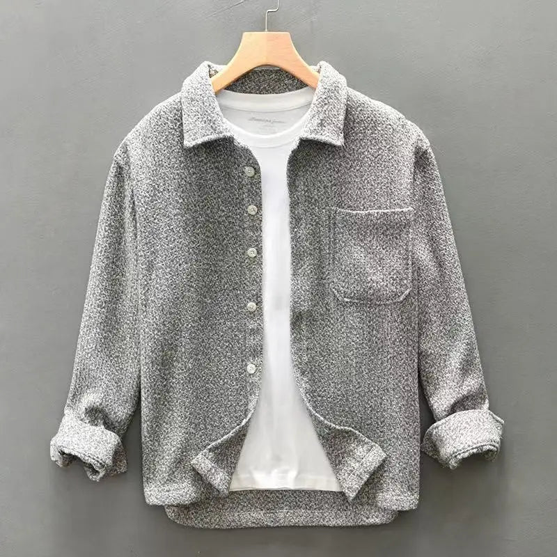 "Camden" Cashmere Blouse Long - Sleeve (Gray XS) - | Zavonix