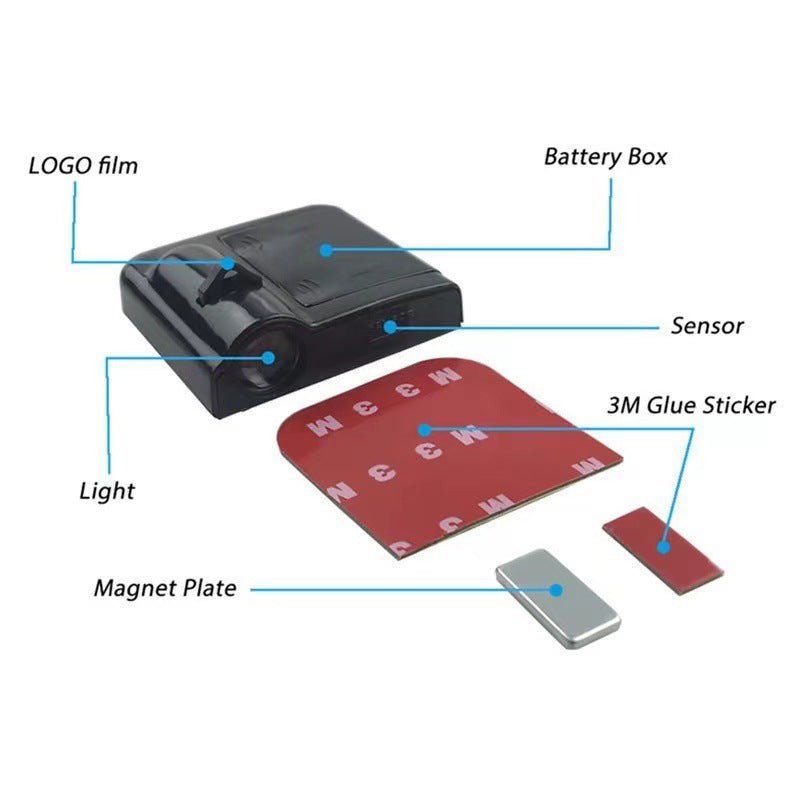 Breeze Car Door Logo Projector Light | Wireless LED Welcome Light 5