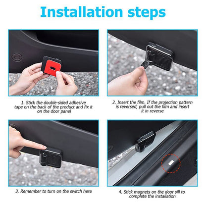 Breeze Car Door Logo Projector Light | Wireless LED Welcome Light 6