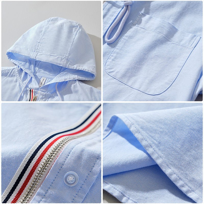 CASA LINEN HOODIE (White XS) - | Zavonix