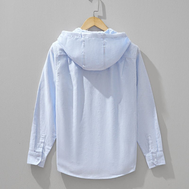 CASA LINEN HOODIE (White XS) - | Zavonix