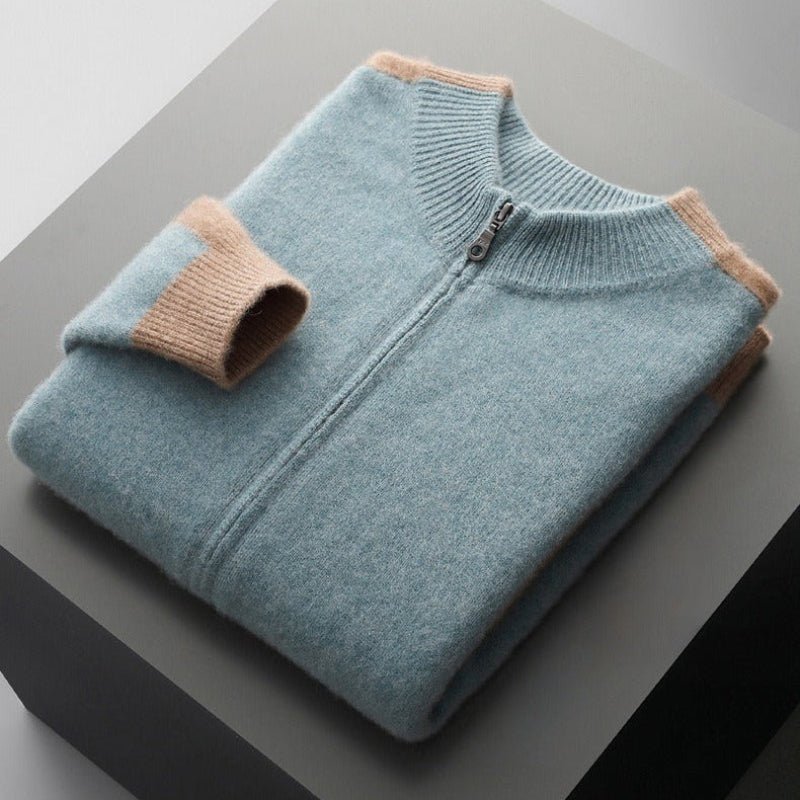CASA MERINO WOOL JACKET (Blue XS) - | Zavonix