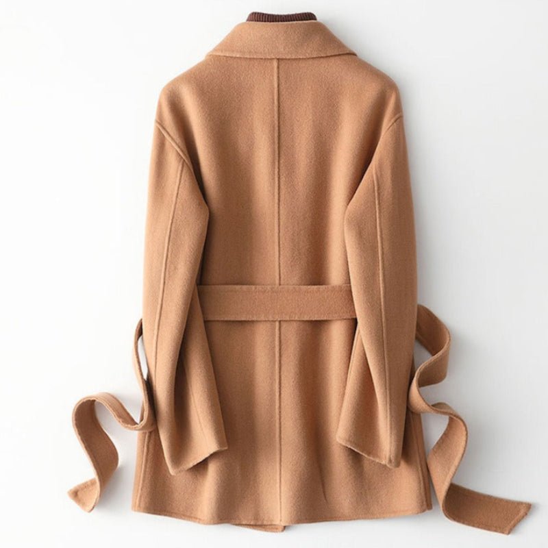 Cashmere Power Jacket™ — Command Every Room with Unstoppable Confidence and Soft Sophistication (Beige XS) - | Zavonix