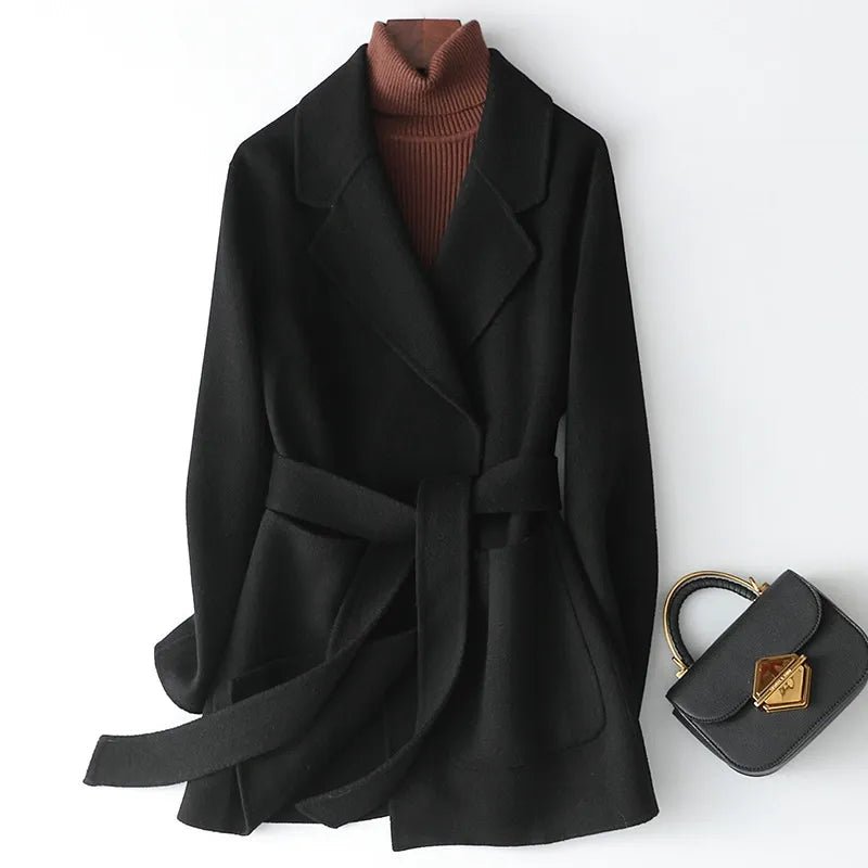 Cashmere Power Jacket™ — Command Every Room with Unstoppable Confidence and Soft Sophistication (Black XS) - | Zavonix