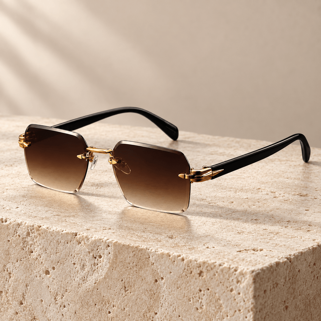 Cassiel Rimless Sunglasses Tea image 2